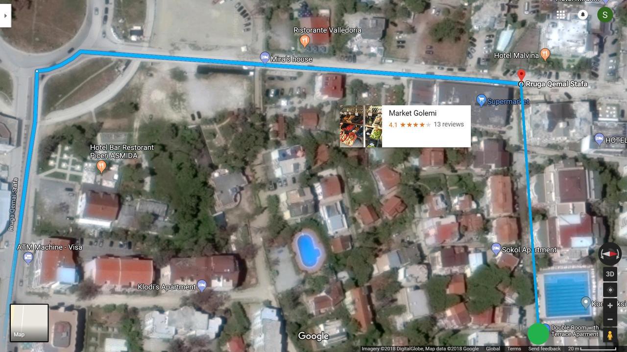 Double Room With Terrace Голем Екстериор снимка